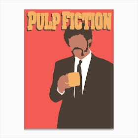 Minimalist Pulp Fiction 3 Canvas Print