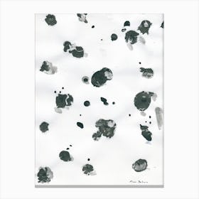 Ink Drops Canvas Print