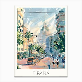 Tirana Canvas Print