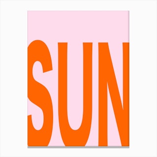Sun Sun Canvas Print