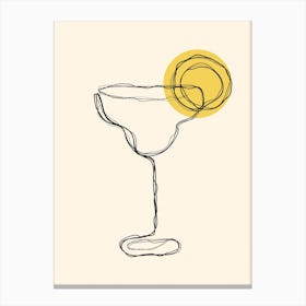 Margarita Cocktail Drink Canvas Print