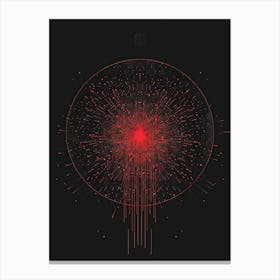 Red Star Canvas Print