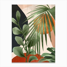Tropical Summer Abstract Art 10 Canvas Print