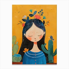 Mexican Girl 6 Canvas Print