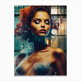 Lady Flame 5 Canvas Print