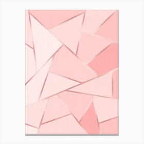 Geometry with golden lines 6 Canvas Print