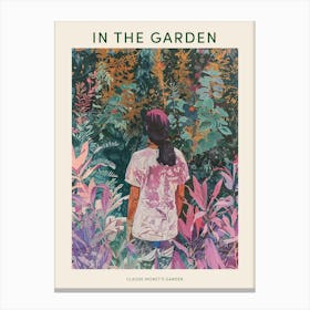 In The Garden Poster Claude Monet S Garden 2 Canvas Print