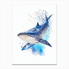Port Jackson Shark Watercolour Canvas Print
