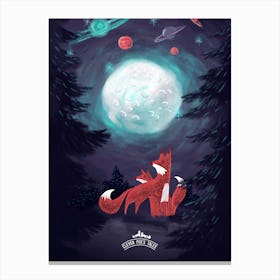 Clever Foxs Tales Canvas Print