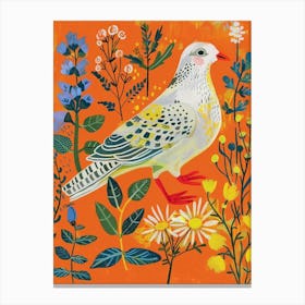 Spring Birds Dove 2 Canvas Print