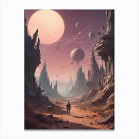 Alien Landscape 1 Canvas Print