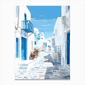 Aegean Town Canvas Print