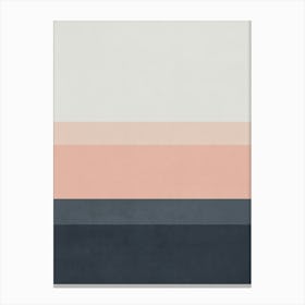 Pink And Grey Canvas Print