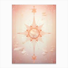 Celestial Abstract Geometric Illustration 12 Canvas Print