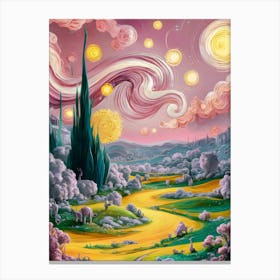 Starry Night 20 Canvas Print