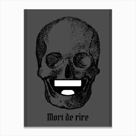 Tête de mort MDR Canvas Print