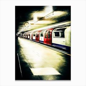 London Underground Station Canvas Print