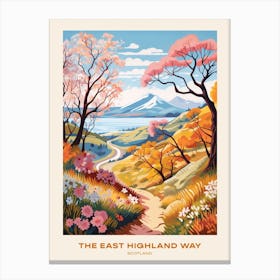 The East Highland Way Scotland Hike Poster Canvas Print