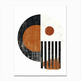 Trier Clean Lines - Minimalist Bauhaus Canvas Print