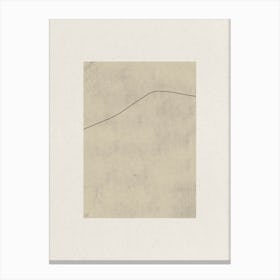 Line In The Sand No.2 Canvas Print