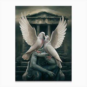 Doves Of The Gods Canvas Print