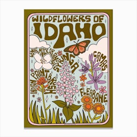 Idaho Wildflowers Canvas Print
