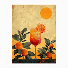 Aperol Spritz Art Print 29 Canvas Print