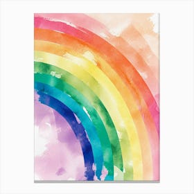 Rainbow Watercolor Painting 1 Canvas Print