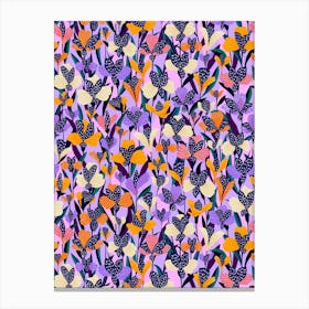 Pansy - Purple Canvas Print