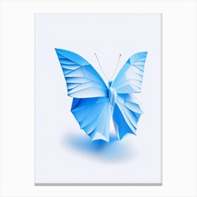 Common Blue Butterfly Origami Style 1 Canvas Print