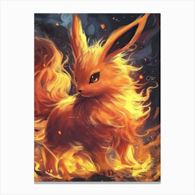 Pokemon Eevee 5 Canvas Print