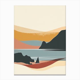 Scotland Coast Canvas Print