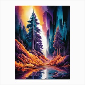 'Dark Forest' 1 Canvas Print