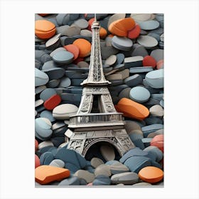 Pills On The Eiffel Tower Canvas Print