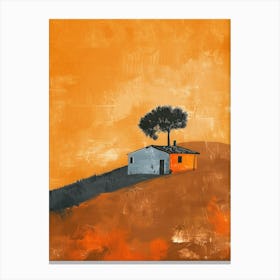 House On A Hill Canvas Print