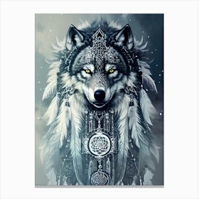 Wolf Painting 23 Canvas Print