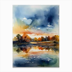 Watercolor Painting 61 Canvas Print