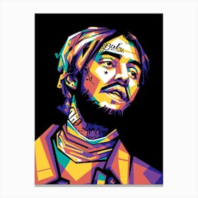 Lil Peep WPAP Canvas Print