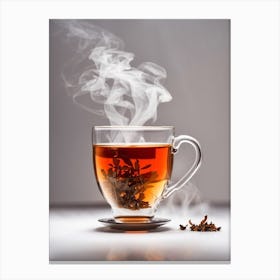 Steaming Cup Of Tea 1 Canvas Print