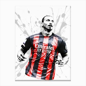 Zlatan Ibrahimovic 3 Canvas Print