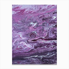 Purple Swirls Canvas Print