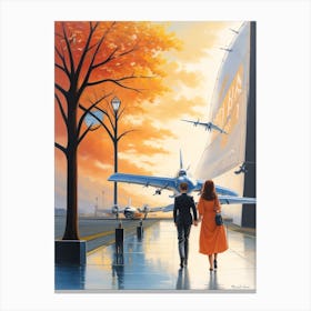 'Airport' Canvas Print