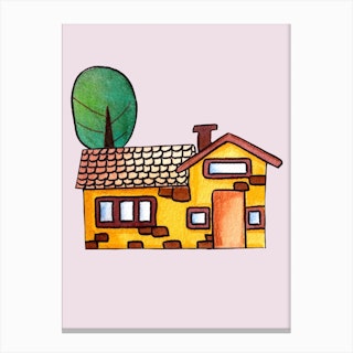 Golden House Canvas Print