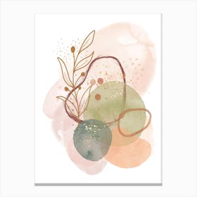 Abstract Watercolor Painting 4 Canvas Print