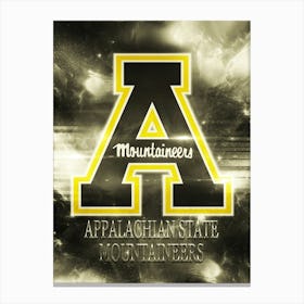 Appalachian State Mountaineers Canvas Print