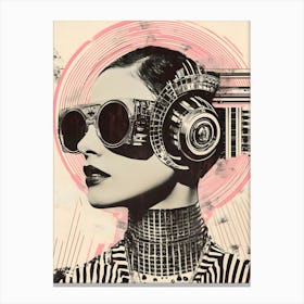 Futuristic Woman Canvas Print