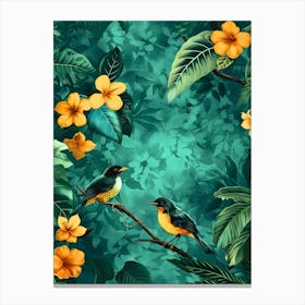 Birds In The Jungle Toile