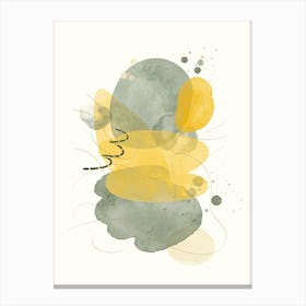 Abstract Watercolor Painting 11 Canvas Print