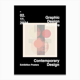 Graphic Design Archive Poster 01 Canvas Print