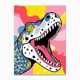 Pop Art Dinosaur 1 Canvas Print